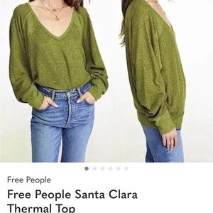 Free People Santa Clara Thermal Top